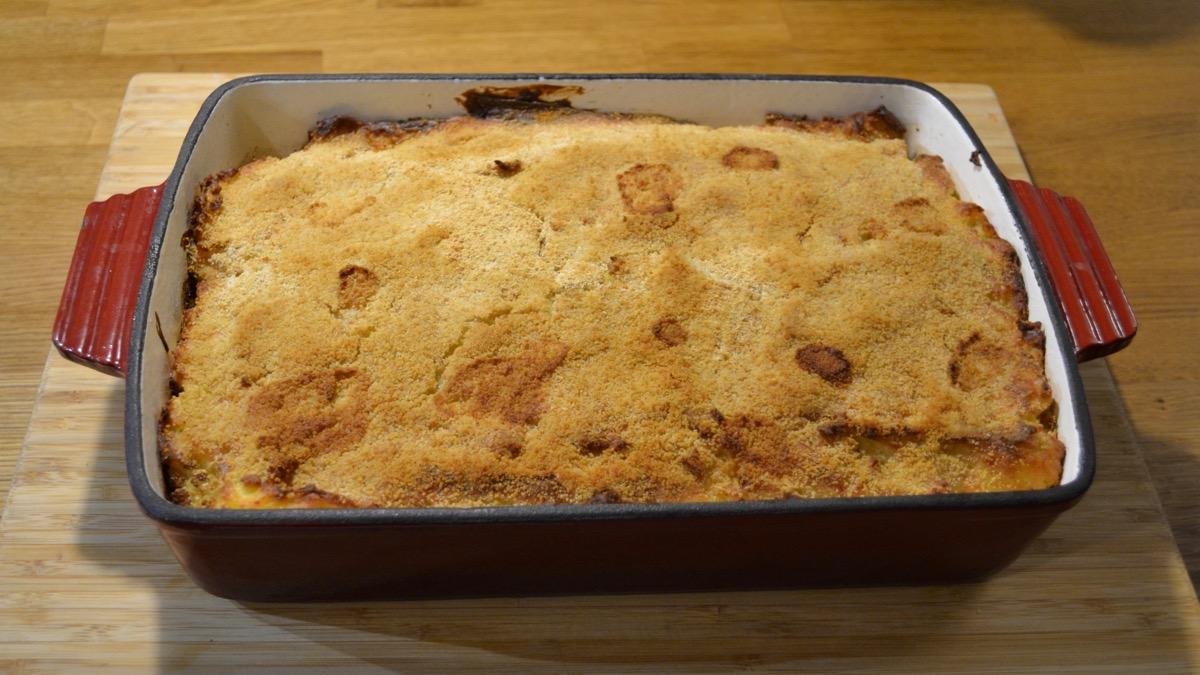 foto Ovenschotel met gehakt en bloemkool