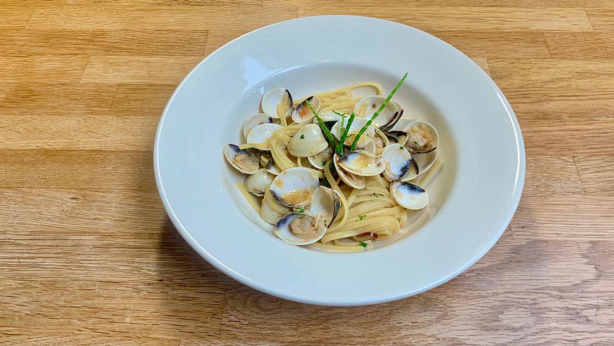 foto Vongole met linguine